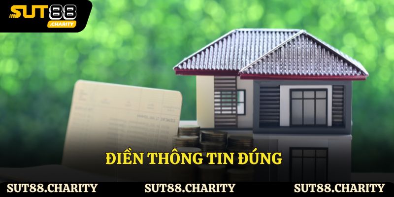 Điền thông tin đúng